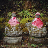 Jizo, Buddhist Protector of Women and Children, Nikko, Honshu, Japan Photographie par Christopher Rennie