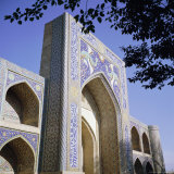 Nadir Divan Bigi Madrasah, 1622, Lyabi-Khauz, Bukhara, Uzbekistan, Fsu, Central Asia, Asia Photographie par Christopher Rennie