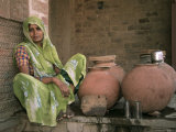 Water Seller, Fatehpur Sikri, Uttar Pradesh State, India, Asia Photographic Print by James Gritz