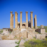 Temple of Artemis, 1st Century AD, of the Roman Decapolis City, Jerash, Jordan, Middle East Photographie par Christopher Rennie