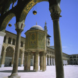 Treasury Covered in Mosaic, Great Mosque Dating from Omayyad Times, 705 AD, Damascus, Syria Photographie par Christopher Rennie