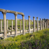 Cardo (Main Street) of the Roman Decapolis City, 1st Century AD, Jerash, Jordan, Middle East Photographie par Christopher Rennie