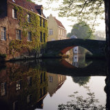 Canal Reflections, Bruges, Belgium Photographic Print by Roy Rainford