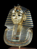 Tutankhamun's Funeral Mask in Solid Gold Inlaid with Semi-Precious Stones, Thebes, Egypt Photographic Print by Robert Harding