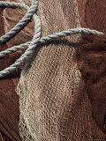 Fishing Nets, Saint Jean De Luz (St.-Jean-De-Luz), Basque Country, Aquitaine, France Photographic Print by Robert Harding