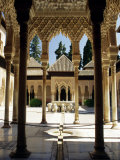 Court of the Lions, Alhambra Palace, Unesco World Heritage Site, Andalucia (Andalusia), Spain Photographic Print by James Emmerson