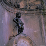 Statue of the Manneken Pis, Brussels (Bruxelles), Belgium, Europe Photographic Print by Roy Rainford