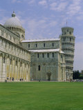 Cathedral and Leaning Tower, Campo Dei Miracoli, Piazza Del Duomo, Tuscany, Italy Photographie par Fraser Hall