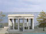 Plymouth Rock, Where the Mayflower Pilgrims Landed, Plymouth, New England, USA Photographie par Fraser Hall