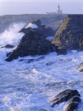 Pointe De Poulains View from Ster Vraz, Nw Coast, Belle-Ile-En-Mer, Brittany, France Photographic Print by J P De Manne