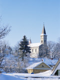 Catholic Church in Village of Luceny Nad Nisou, Liberecko, Czech Republic Photographie par Richard Nebesky