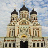 The 19th Century Russian Orthodox Alexander Nevsky Cathedral on Toompea, Old Town,Tallinn, Estonia Photographic Print by Chris Kober