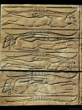 Detail from the Ceremonial Footstool of the King, Thebes, Egypt Photographic Print by Robert Harding