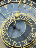 Old Town Clock on Town Hall at Old Town Square, UNESCO World Heritage Site, Czech Republic Photographic Print by Richard Nebesky