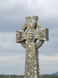 Celtic Style Cross in Graveyard, Connacht, Republic of Ireland (Eire) Photographic Print by Gary Cook