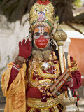 A Supposed Holy Man Dressed as Hanuman, Kathmandu, Nepal Photographic Print by Don Smith