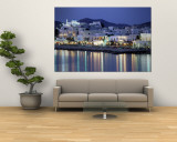 Ile de Paros la nuit, Grèce Reproduction murale géante par Walter Bibikow
