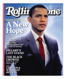 Barack Obama, Rolling Stone no. 1048, March 2008 Photographic Print by Tim O'Brien