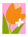 Bright Flower and Butterfly Posters