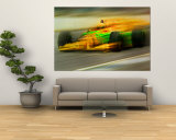 Formula 1 Race Car Wall Mural by Peter Walton