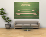 The Ten Yard Line on a Football Field Wall Mural by Kindra Clineff