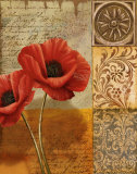 Poppy Flourish I Póster por T.c. Wood