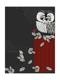 Retro Owl Poster