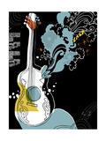 Psychedelic Guitar Prints