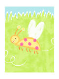 Buzzing Ladybug Poster