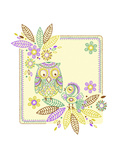 Friendly Owl Batik Photo