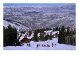 Ski Fields of Deer Valley from "Sunset" Trail, Park City, Utah, USA Photographic Print by Stephen Saks