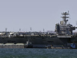 USS Carl Vinson in Lisbon Photographic Print by Stocktrek Images 