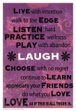 Live with Intention Prints by Marilu Windvand