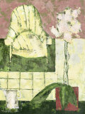 L'Orchidee et le Fauteuil Crapaud Kunstdrucke von Francoise Persillon