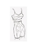 Bra and Girdle, c.1958 Kunstdrucke von Andy Warhol