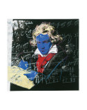 Beethoven, c.1987 (blue face) Kunstdrucke von Andy Warhol