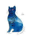 25 Cats Named Sam and One Blue Pussy by Andy Warhol, c.1954 (Blue Sam) Plakat autor Andy Warhol 25 Cats Named Sam and One Blue Pussy by Andy Warhol, c.1954 (Blue Sam) Plakat autor Andy Warhol