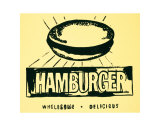 Hamburger, c.1985-86 Kunstdrucke von Andy Warhol