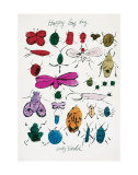 Happy Bug Day, c.1954 Art by Andy Warhol