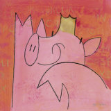 Pig Prints by Olga Lubbers