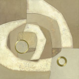 Gold Circle Kunstdruck von Jodi Jones