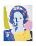 Reigning Queens: Queen Beatrix of the Netherlands, c.1985 Posters by Andy Warhol