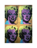 Four Marilyns, c.1962 Posters par Andy Warhol