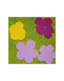 Flowers, c.1970 (Yellow, Lilac, Purple) Poster von Andy Warhol