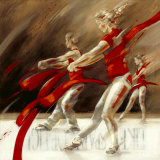 Dancing Ribbons Posters par Kitty Meijering