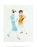 Two Female Fashion Figure, c.1960 Reprodukcje autor Andy Warhol Two Female Fashion Figure, c.1960 Reprodukcje autor Andy Warhol