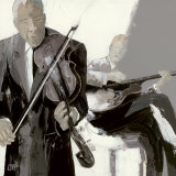 Le Violon Posters by Bernard Ott