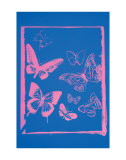 Vanishing Animals: Butterflies, c.1986 (Hot Pink on Blue) Affiches par Andy Warhol