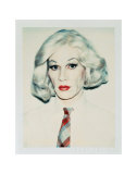 Self-Portrait in Drag, c.1981 (straight on) Affiches par Andy Warhol