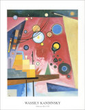 Schweres Rot, c.1924 Posters by Wassily Kandinsky